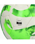 Мяч футбольный "ADIDAS Tiro Match HT2421", р.5, FIFA Basic, 32 панелей, ПУ, ручная сшивка, бело-зелёный Белый-фото 2 additional image